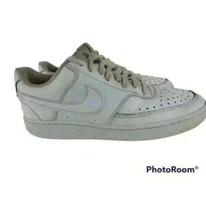 Nike Court Vision Low CD5434-100 Triple White AF1 Sneakers Shoes Womens Size‎ 10